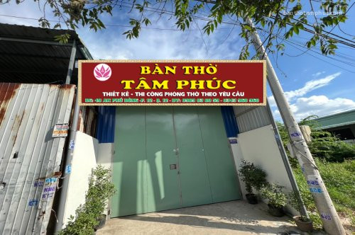 XƯỞNG SẢN XUẤT BÀN THỜ TÂM PHÚC HỒ CHÍ MINH: