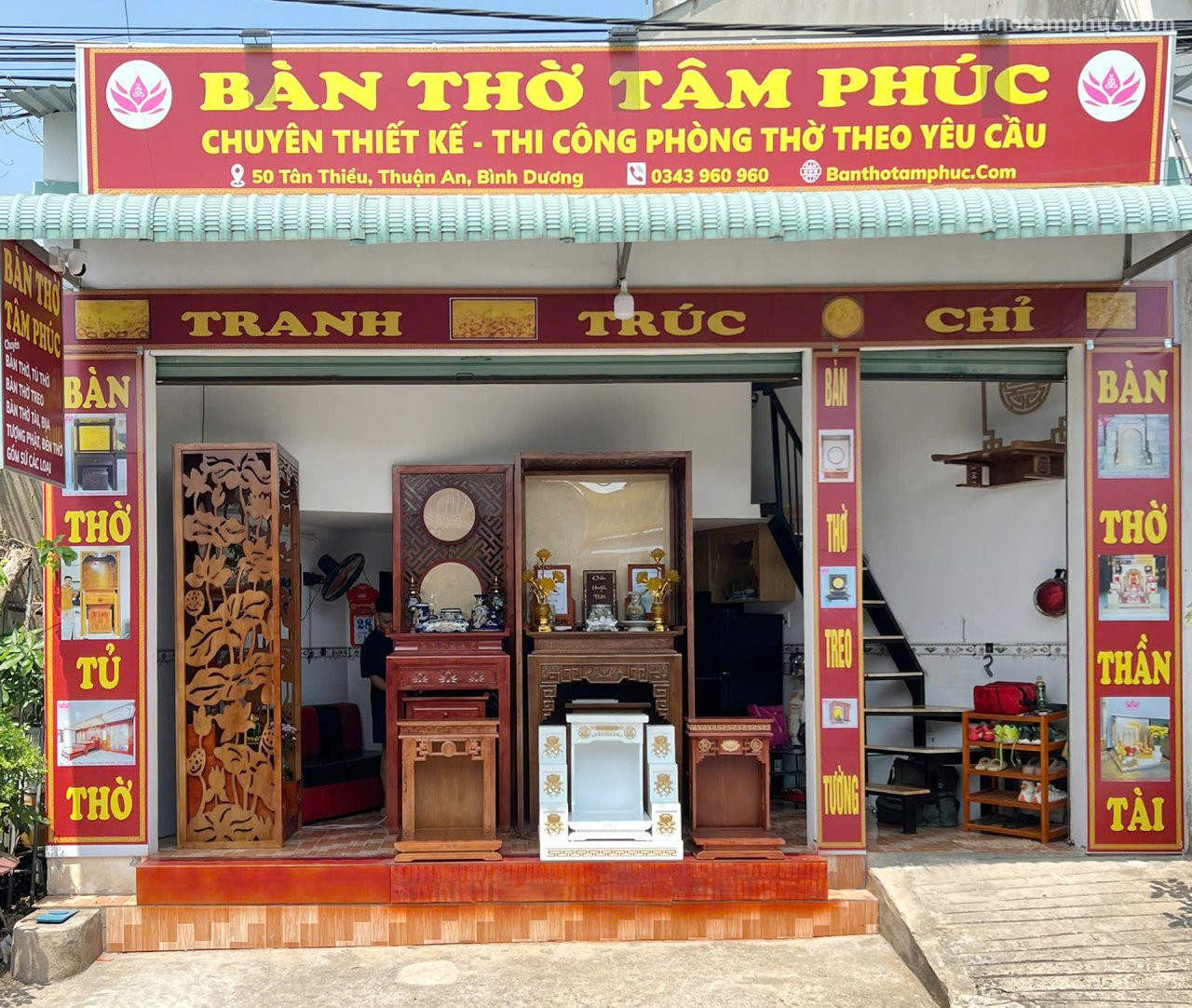 ✨ KHAI TRƯƠNG SHOWROOM MỚI – BÀN THỜ TÂM PHÚC ✨