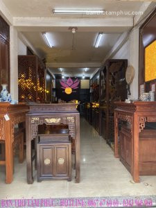 Mẫu tủ thờ đẹp, tủ thờ gỗ, tủ thờ hiện đại gỗ sồi – TT10