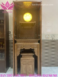 Tủ Thờ Hiện Đại Gỗ Sồi – TT12