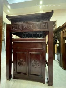 Tủ Thờ Hiện Đại Gỗ Sồi – TT14