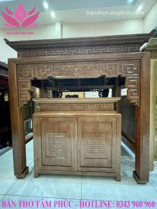 Tủ Thờ Hiện Đại Gỗ Sồi – TT16