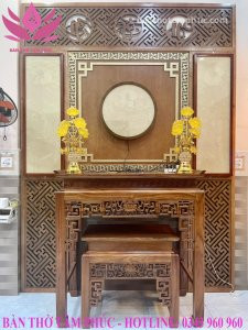 Tủ Thờ Hiện Đại Gỗ Gõ – TTG06