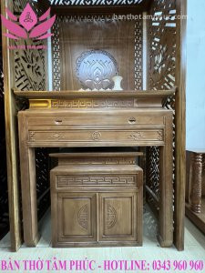 Tủ Thờ Hiện Đại Gỗ Sồi – TT19