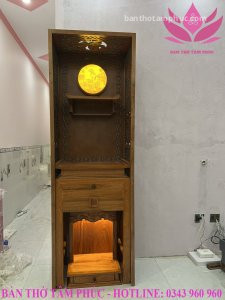 Tủ Thờ Hiện Đại Gỗ Hương Đá – TTHĐ08