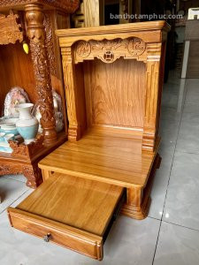 Bàn thờ thần tài ông địa gỗ gõ BD05