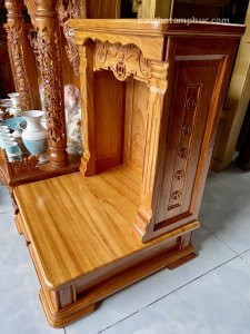 Bàn thờ thần tài ông địa gỗ gõ BD05
