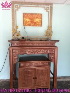 Tủ Thờ Hiện Đại Gỗ Sồi – TT04