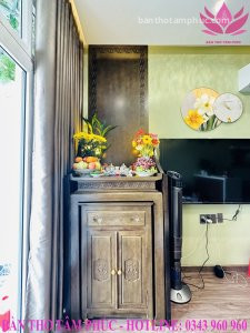 Tủ Thờ Hiện Đại Gỗ Sồi – TT01