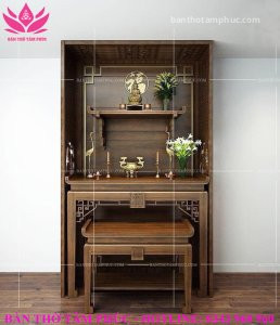 Tủ Thờ Hiện Đại Gỗ Sồi – TT03