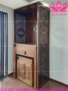 Tủ Thờ Hiện Đại Gỗ Sồi – TT05