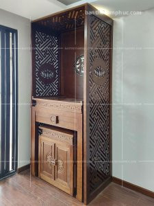 Tủ Thờ Hiện Đại Gỗ Sồi – TT05