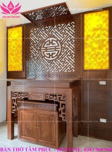 Tủ Thờ Hiện Đại Gỗ Sồi – TT06