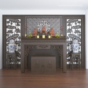 Tủ Thờ Hiện Đại Gỗ Sồi – TT07