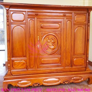Mẫu tủ thờ đẹp, tủ thờ gỗ, tủ thờ hiện đại gỗ sồi – TT09