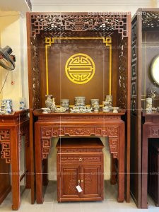Tủ Thờ Hiện Đại Gỗ Gõ – TTG03