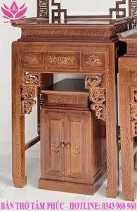 Tủ Thờ Hiện Đại Gỗ Hương Đá – TTHĐ02
