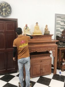 Tủ Thờ Hiện Đại Gỗ Hương Đá – TTHĐ03