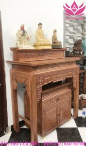 Tủ Thờ Hiện Đại Gỗ Hương Đá – TTHĐ03