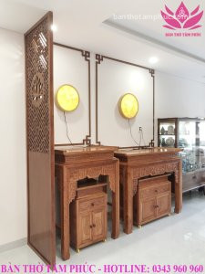 Tủ Thờ Hiện Đại Gỗ Hương Đá – TTHĐ05