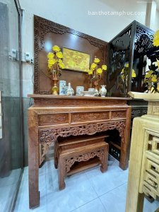 Tủ Thờ Hiện Đại Gỗ Hương Đá – TTHĐ06