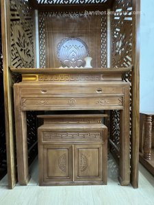 Tủ Thờ Hiện Đại Gỗ Sồi – TT19
