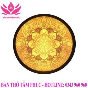 Tranh trúc chỉ Mandala TTC05