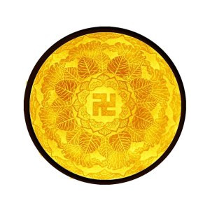 Tranh trúc chỉ Mandala TTC06