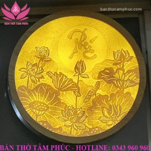 Tranh Giấy Dừa Hoa Sen TGD05