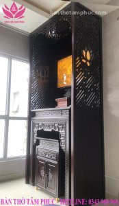 Mẫu bàn thờ chung cư, bàn thờ gỗ hương đá đẹp BTCCHĐ04