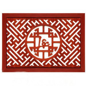 Tấm chống ám khói 61x41cm màu Nâu Chữ Lộc