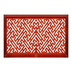 Tấm chống ám khói 61x41cm màu Nâu Chữ Vạn