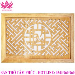 Tấm chống ám khói 61x41cm màu Vàng Chữ Phúc