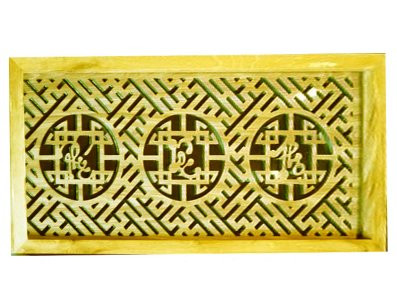 Tấm chống ám khói 81x41cm màu Vàng Chữ Phúc Lộc Thọ