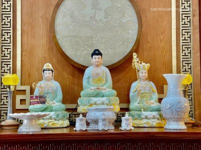 MẪU TƯỢNG PHẬT TA BÀ TAM THÁNH ( CÒN GỌI: SA BÀ TAM THÁNH ) TP01