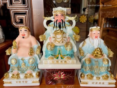 MẪU TƯỢNG PHẬT BỘ 3 TIỀN - TÀI - ĐỊA CAO CẤP TPTĐ18