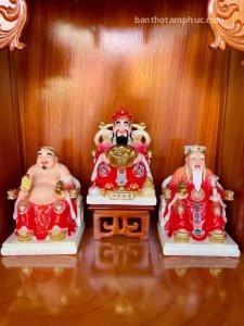 MẪU TƯỢNG PHẬT BỘ 3 TIỀN - TÀI - ĐỊA CAO CẤP TPTĐ19