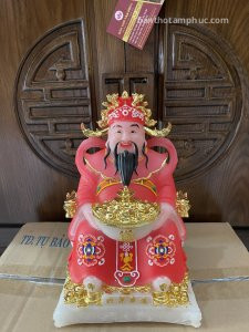 MẪU TƯỢNG PHẬT THẦN TIỀN MŨ RỒNG VÀNG TPTĐ23