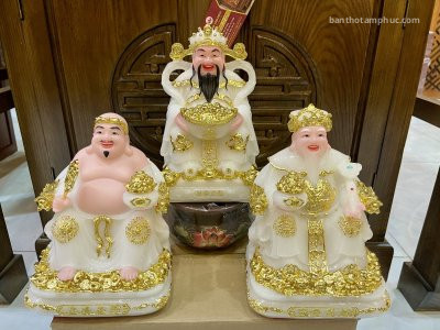 MẪU TƯỢNG PHẬT BỘ 3 TIỀN - TÀI - ĐỊA  TPTĐ26