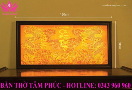 Tranh trúc chỉ in cửu huyền thất tổ TTC19