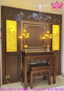 Model of Buddha worship room combined with ancestors A23