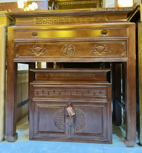 Tủ Thờ Hiện Đại Gỗ Sồi – TT34