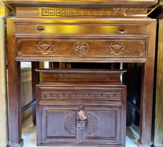 Tủ Thờ Hiện Đại Gỗ Sồi – TT34