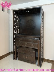 CẬP NHẬT HOÀN THIỆN KHÔNG GIAN THỜ TẠI NHÀ KHÁCH HÀNG CHỊ HUỆ.