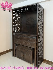 CẬP NHẬT HOÀN THIỆN KHÔNG GIAN THỜ TẠI NHÀ KHÁCH HÀNG CHỊ HUỆ.