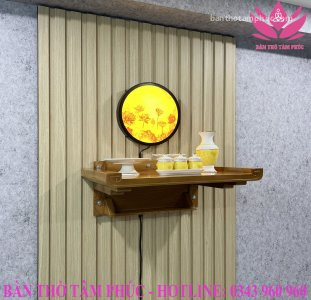 CẬP NHẬT HOÀN THIỆN KHÔNG GIAN THỜ TẠI NHÀ KHÁCH HÀNG ANH LỰC.