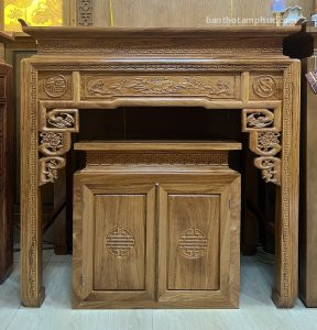 Tủ Thờ Hiện Đại Gỗ Gõ – TTG09