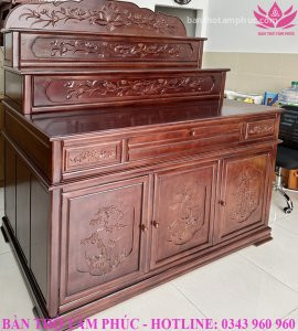 Tủ Thờ Hiện Đại Gỗ Sồi – TT37
