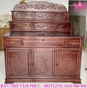 Tủ Thờ Hiện Đại Gỗ Sồi – TT37