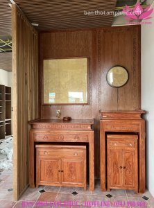 CẬP NHẬT HOÀN THIỆN KHÔNG GIAN THỜ TẠI NHÀ KHÁCH HÀNG CHÚ THÚY